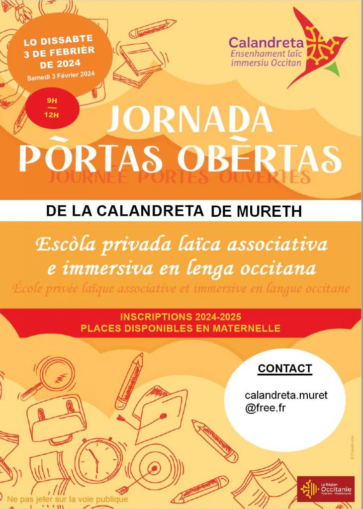 Portes ouvertes de l’école!